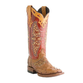 Women’s Floral Embroidered Western Cowboy Boots-6006