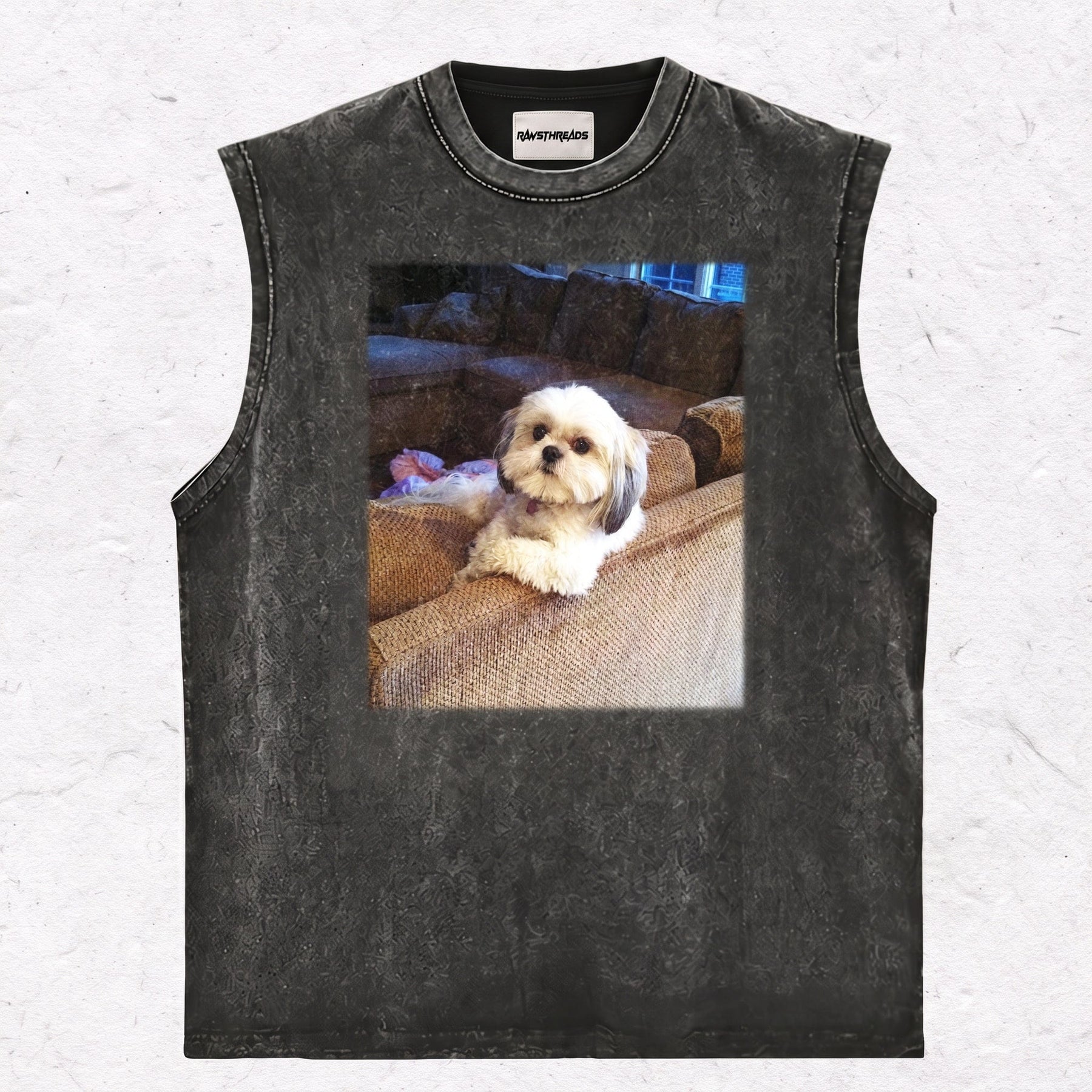 WACKY DOG HEAVY WEIGHT COTTON TEE-005