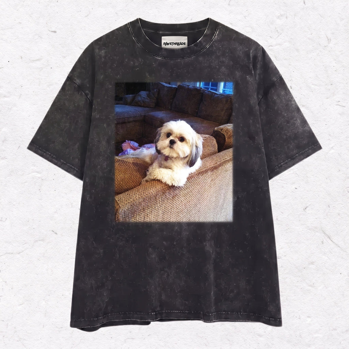 WACKY DOG HEAVY WEIGHT COTTON TEE-005