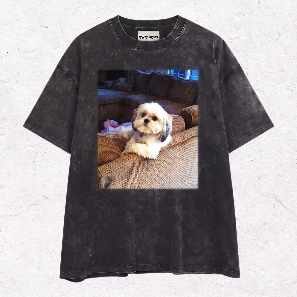 WACKY DOG HEAVY WEIGHT COTTON TEE-005