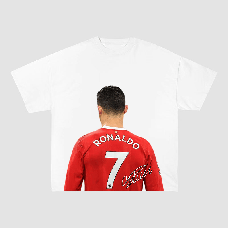 Cristiano Ronaldo Manchester Back Number 7 Tee-2005