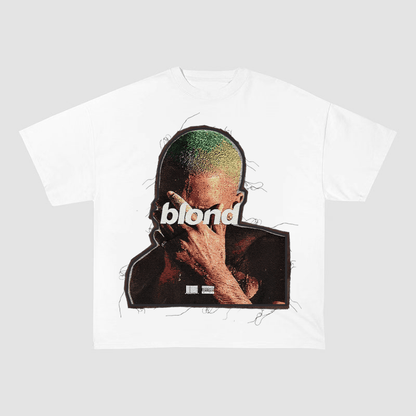 FRANK OCEAN BLOND ALBUM ART HEAVYWEIGHT PATCH TEE-51325