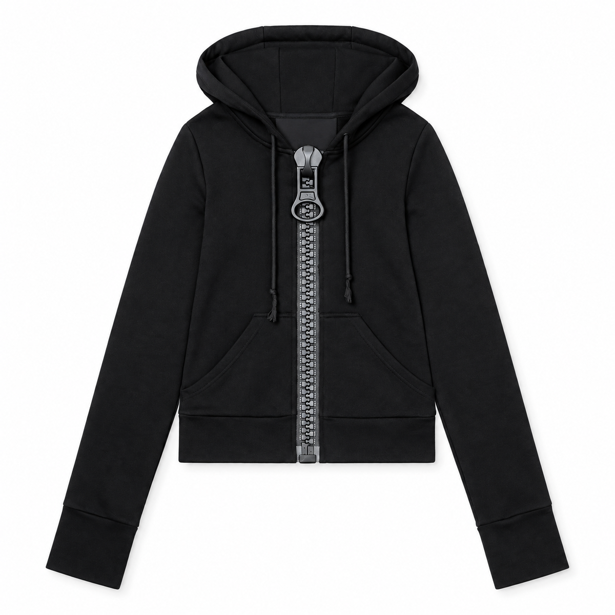 OVERSIZED ZIPPER TRENDY HOODIE