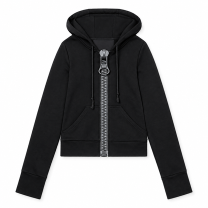 OVERSIZED ZIPPER TRENDY HOODIE