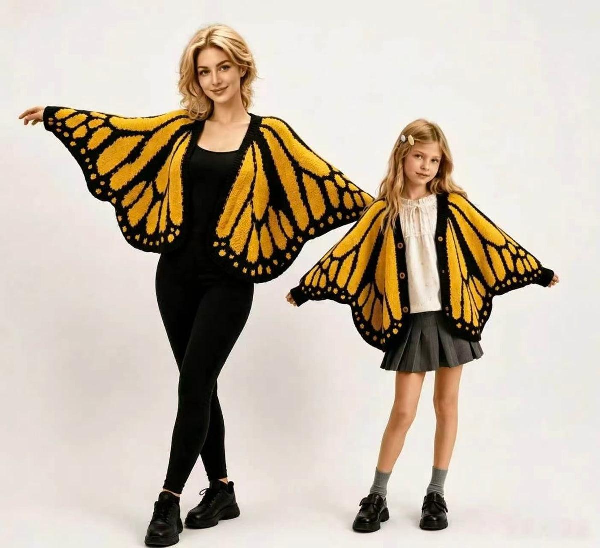 Soft Fashion Shawl Cardigan Stylish Warm Butterfly Wing Sweater Coat