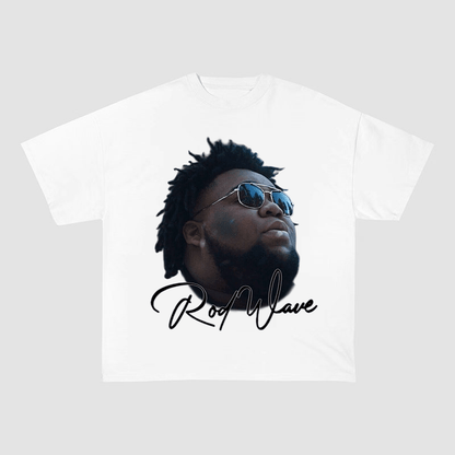 ROD WAVE SIGNATURE PRINT HEAVYWEIGHT COTTON TEE-57029