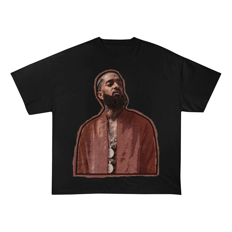 NIPSEY HUSSLE WEST COAST LEGEND HEAVYWEIGHT PATCH TEE-51329