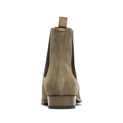 Men's Suede Chelsea Boots-60056