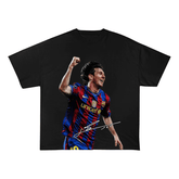 Lionel Messi Barcelona Celebration Run Tee-2006