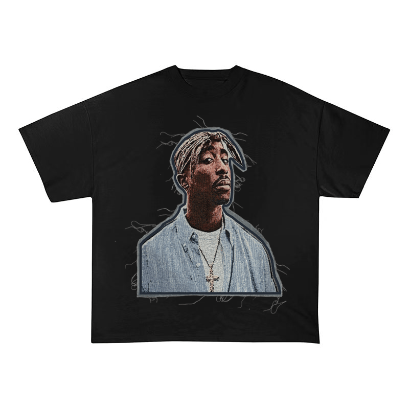 2PAC TUPAC WEST COAST LEGEND HEAVYWEIGHT PATCH TEE-51332