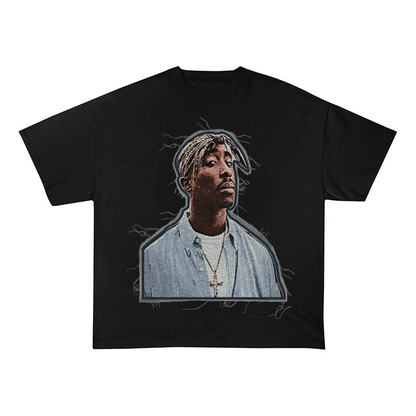 2PAC TUPAC WEST COAST LEGEND HEAVYWEIGHT PATCH TEE-51332