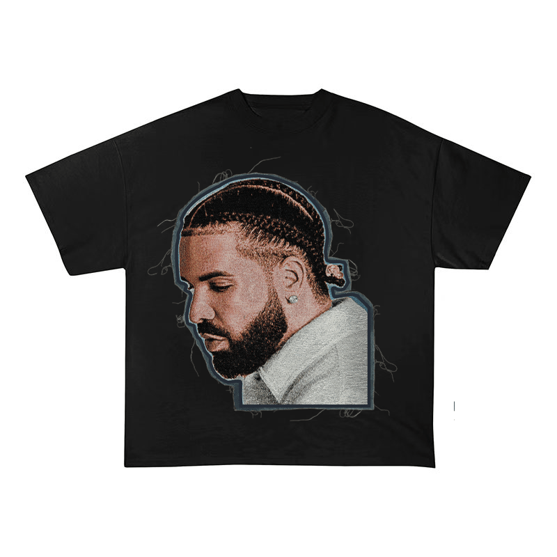 DRAKE OVO STYLE HEAVYWEIGHT PATCH TEE-51333