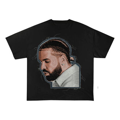 DRAKE OVO STYLE HEAVYWEIGHT PATCH TEE-51333