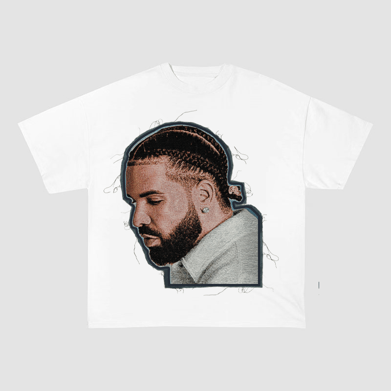 DRAKE OVO STYLE HEAVYWEIGHT PATCH TEE-51333