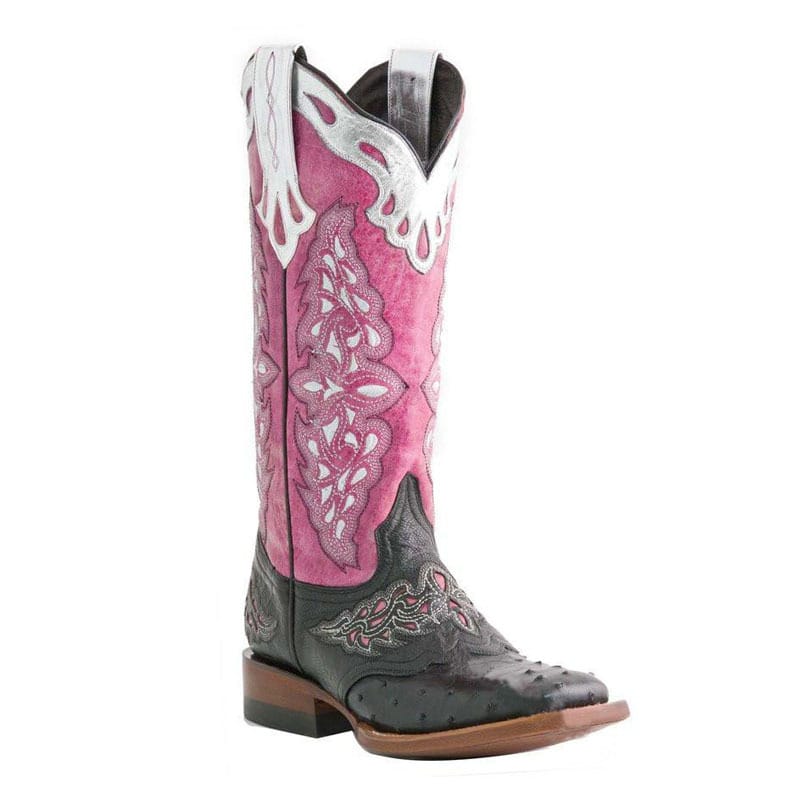 Women’s Floral Embroidered Western Cowboy Boots-6006