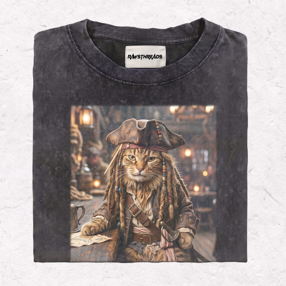 JACK CAT HEAVY WEIGHT COTTON TEE-006