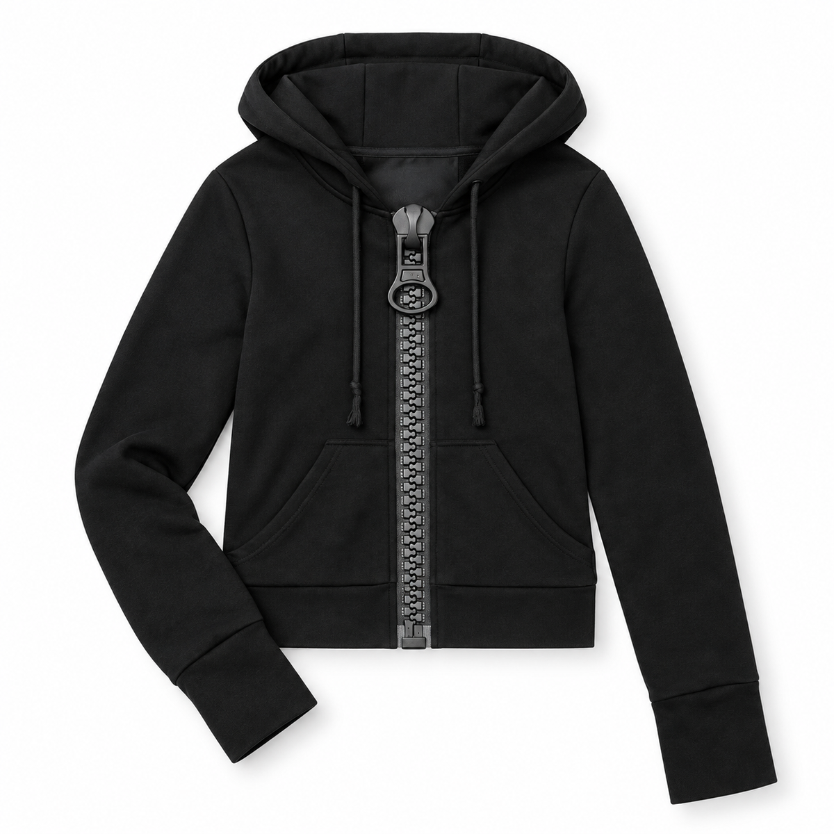 OVERSIZED ZIPPER TRENDY HOODIE
