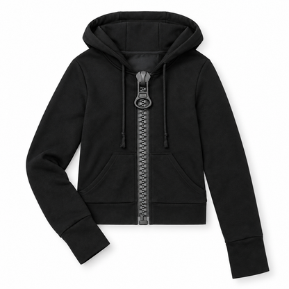 OVERSIZED ZIPPER TRENDY HOODIE