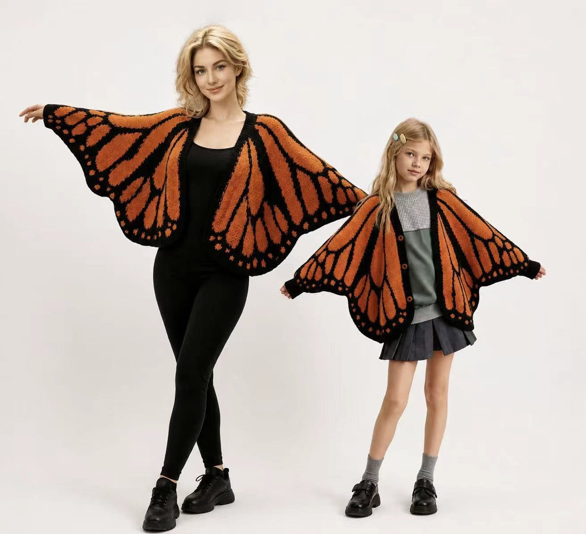 Soft Fashion Shawl Cardigan Stylish Warm Butterfly Wing Sweater Coat