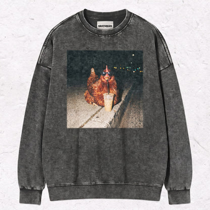 WACKY CHICK HEAVY WEIGHT COTTON TEE-007