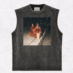 WACKY CHICK HEAVY WEIGHT COTTON TEE-007