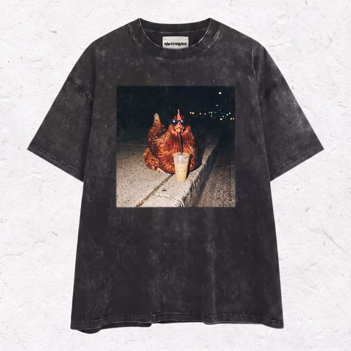 WACKY CHICK HEAVY WEIGHT COTTON TEE-007