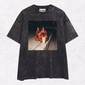WACKY CHICK HEAVY WEIGHT COTTON TEE-007