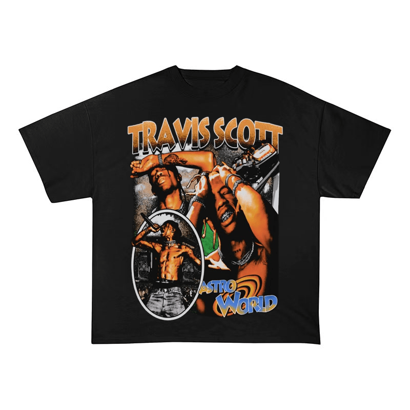 TRAVIS SCOTT ASTROWORLD VINTAGE HEAVYWEIGHT COTTON TEE-57035