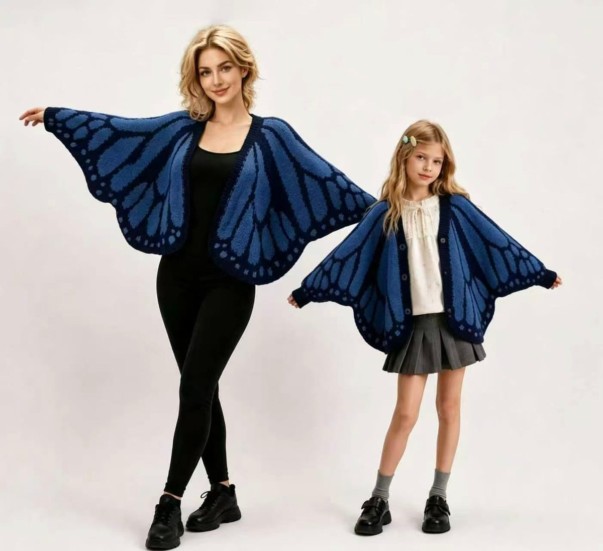 Soft Fashion Shawl Cardigan Stylish Warm Butterfly Wing Sweater Coat