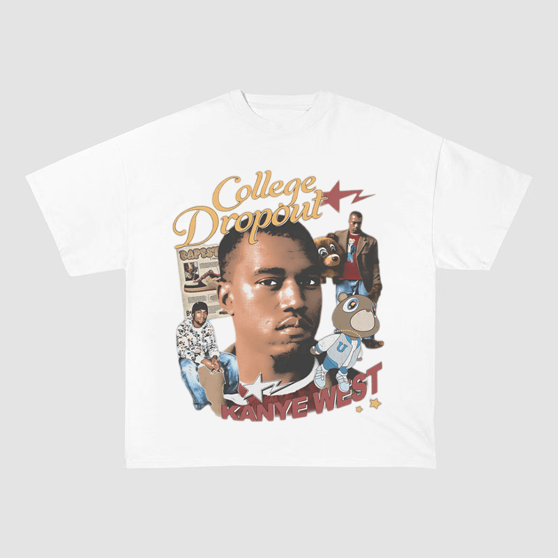KANYE WEST COLLEGE DROPOUT HEAVYWEIGHT COTTON TEE-57038