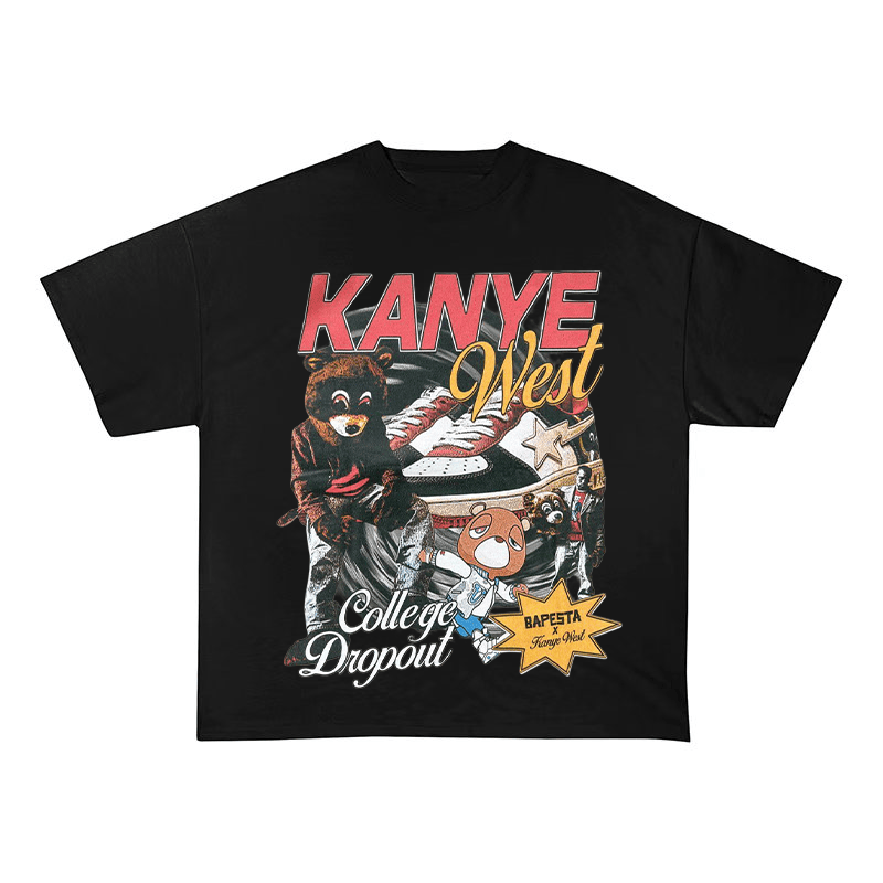 KANYE WEST COLLEGE DROPOUT BAPESTA HEAVYWEIGHT COTTON TEE-57039