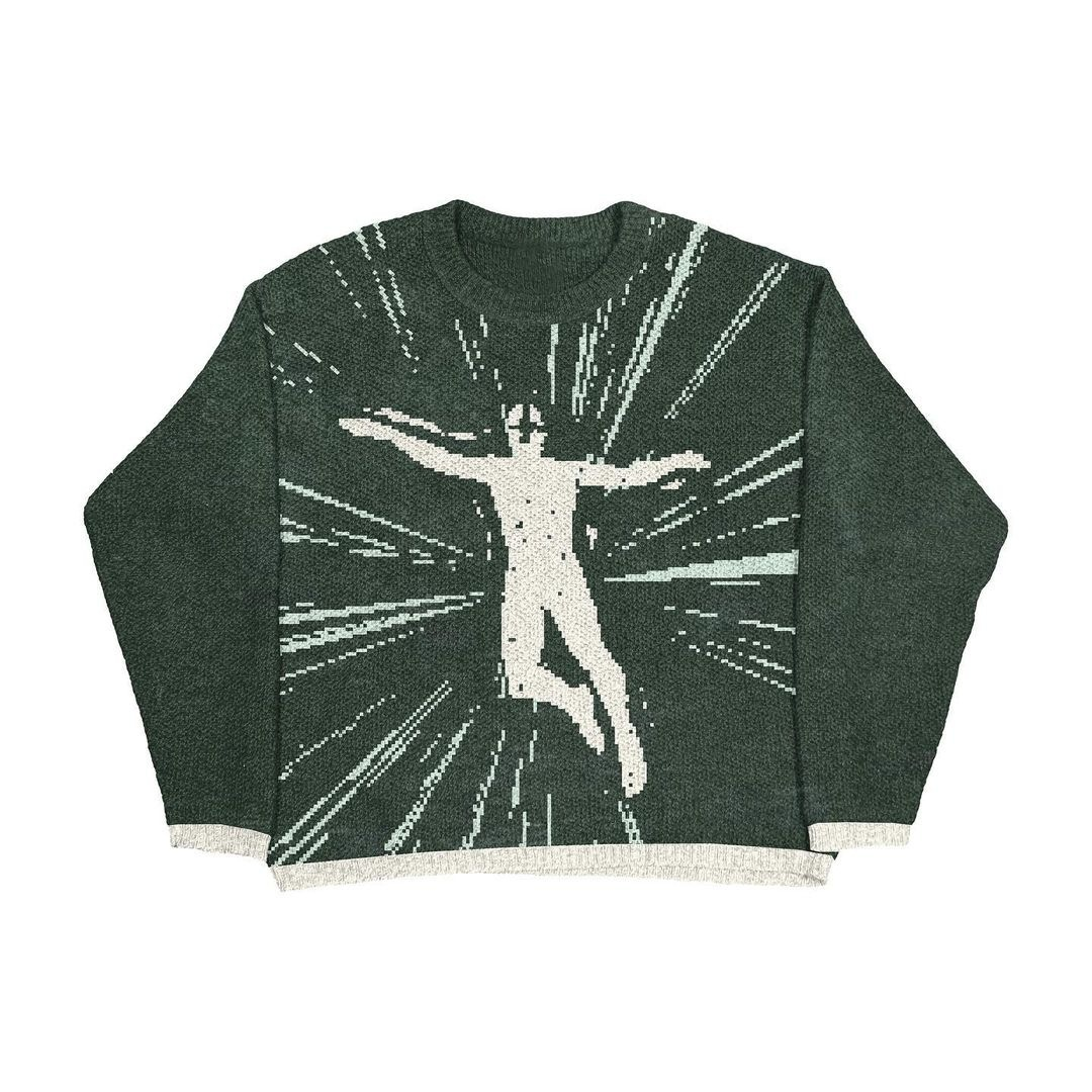 Forest Star Vintage Knit Sweater