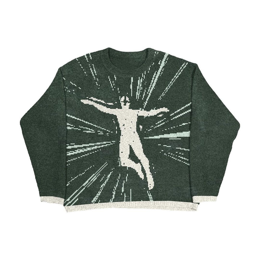Forest Star Vintage Knit Sweater