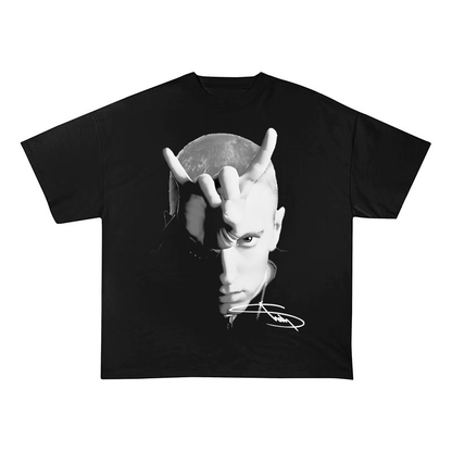 EMINEM ROCK SIGN HAND HEAVYWEIGHT COTTON TEE-57040