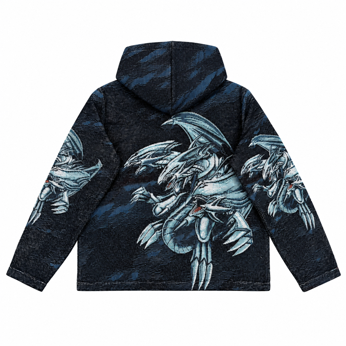 BLUE EYES WHITE DRAGON TAPESTRY HOODIE