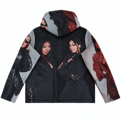 BRANDY&MONICA TAPESTRY HOODIE