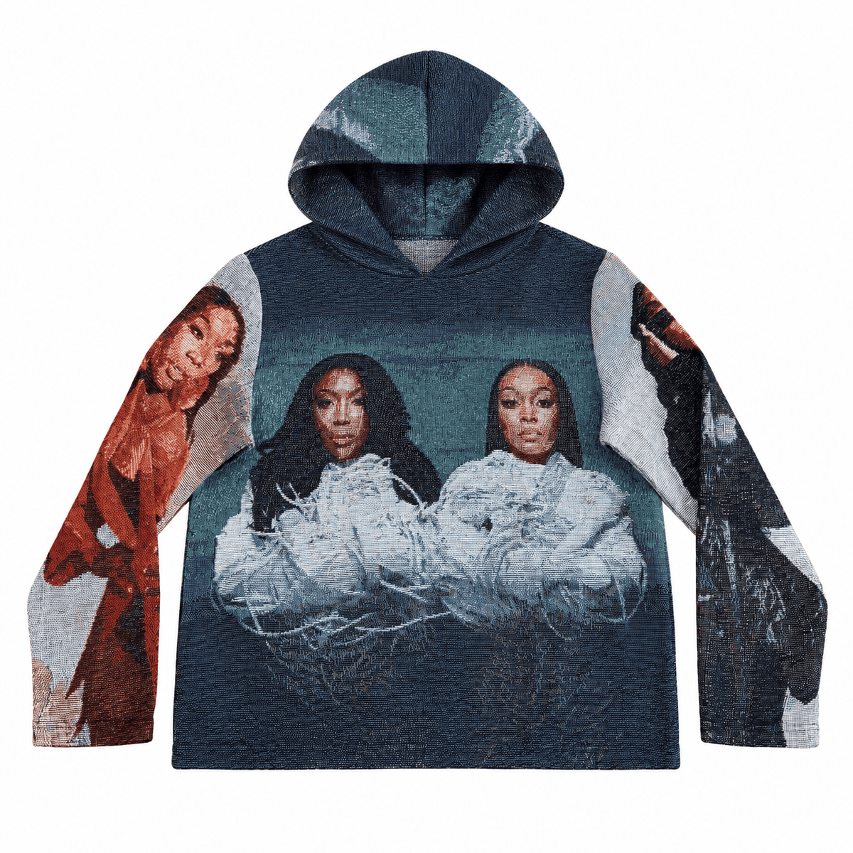 BRANDY&MONICA TAPESTRY HOODIE