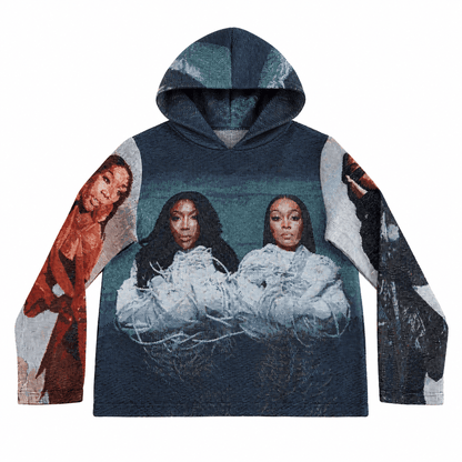 BRANDY&MONICA TAPESTRY HOODIE