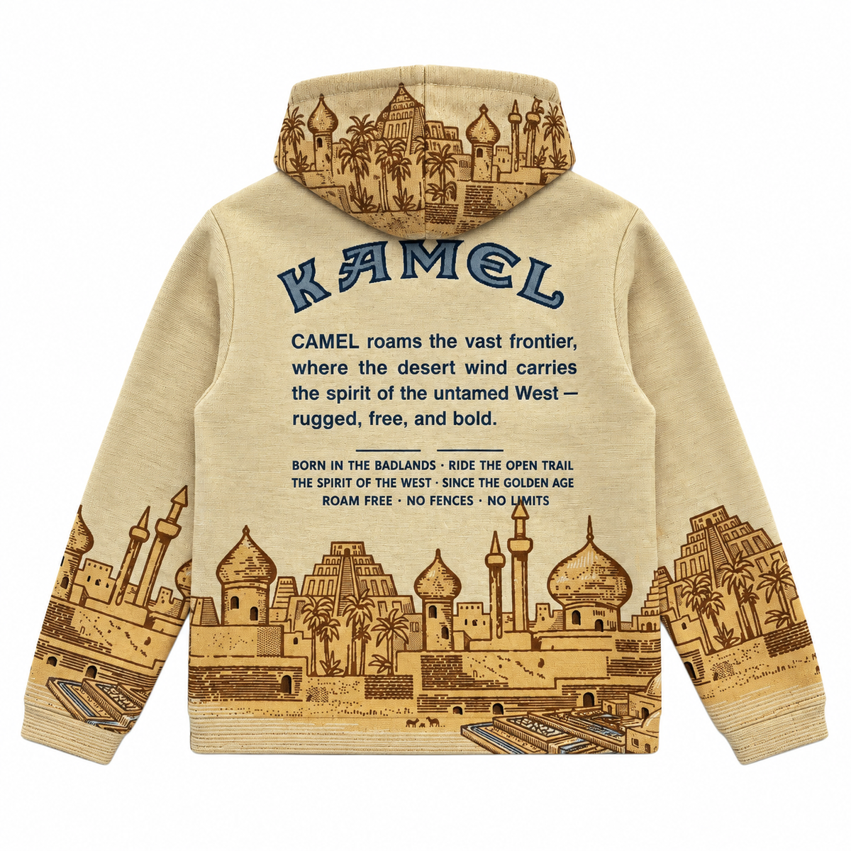 CAMEL TAPESTRY HOODIE