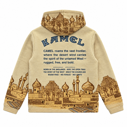 CAMEL TAPESTRY HOODIE