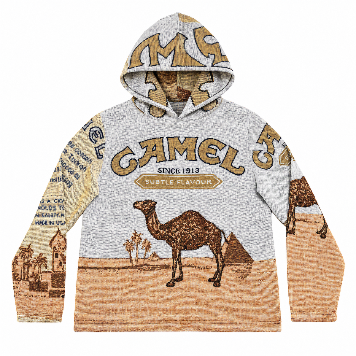 CAMEL TAPESTRY HOODIE