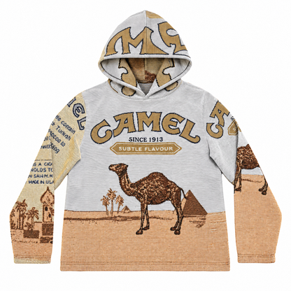 CAMEL TAPESTRY HOODIE