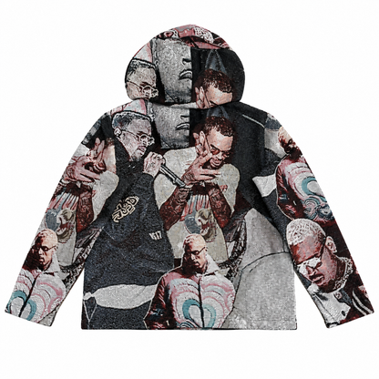 CHRIS BROWN V2 TAPESTRY HOODIE