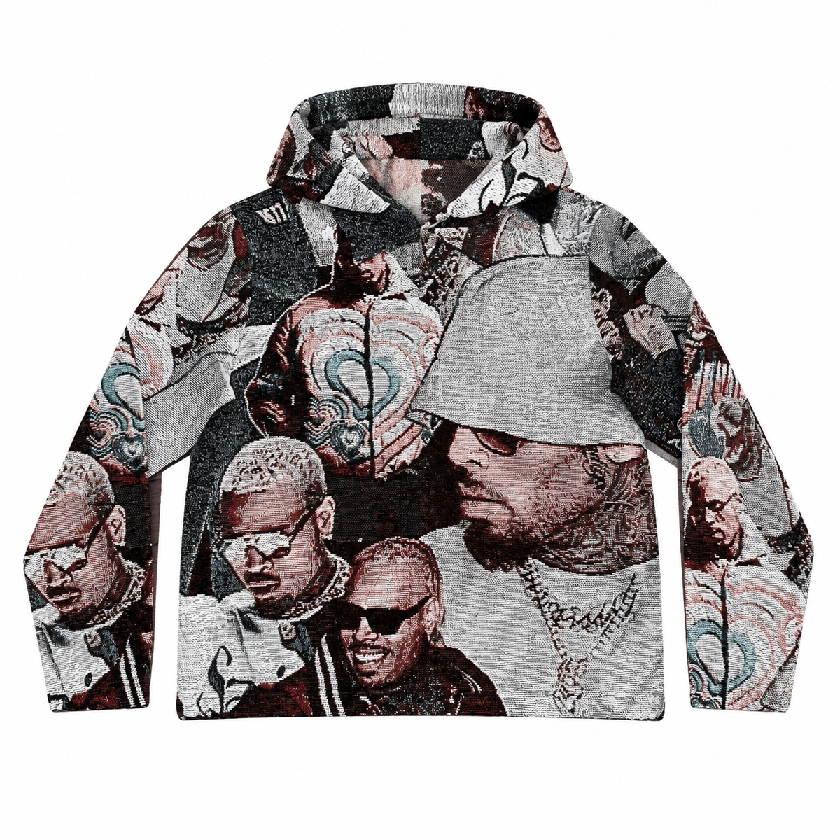 CHRIS BROWN V2 TAPESTRY HOODIE