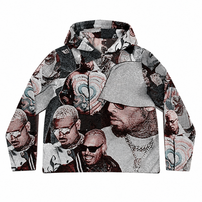 CHRIS BROWN V2 TAPESTRY HOODIE