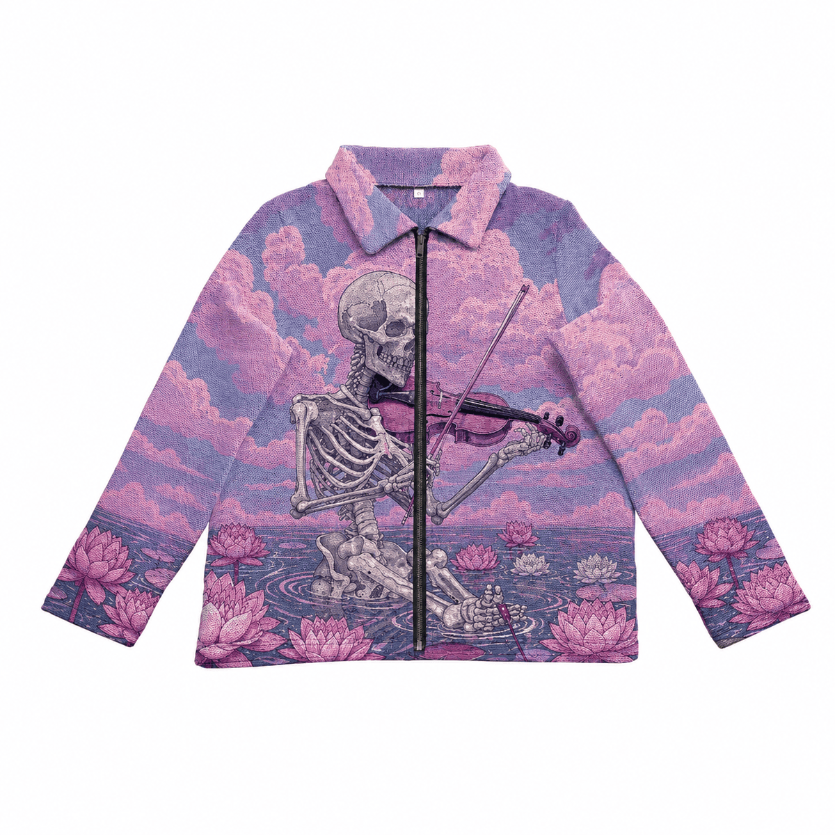 VIOLIN SKULL TAPESTRY JACKET