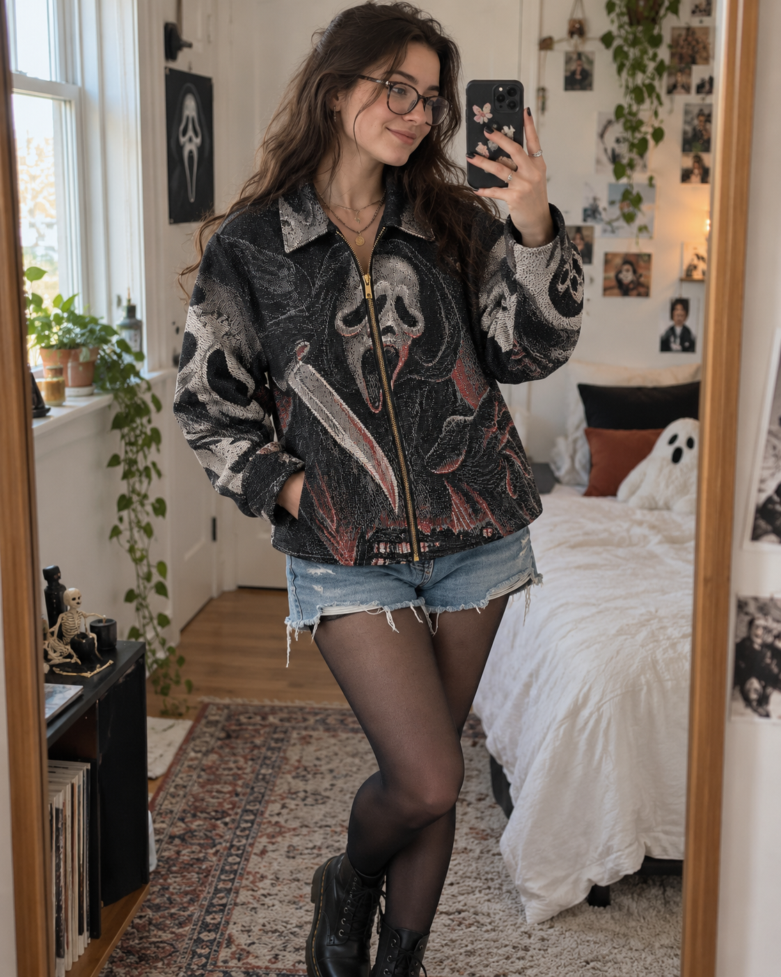 PURPLE SCREAM TAPESTRY JACKET