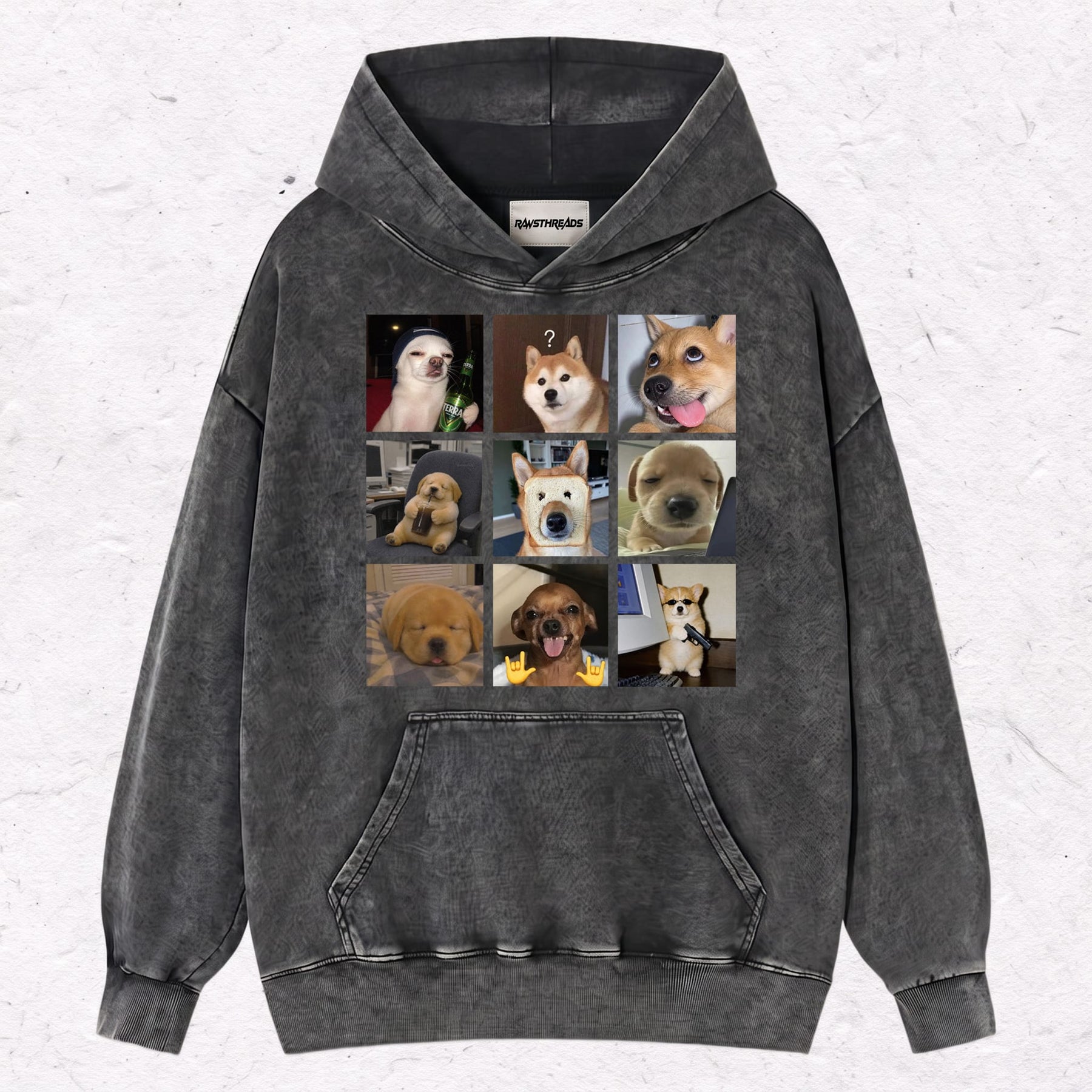 DOGS FRIENDS  HOODIE-025