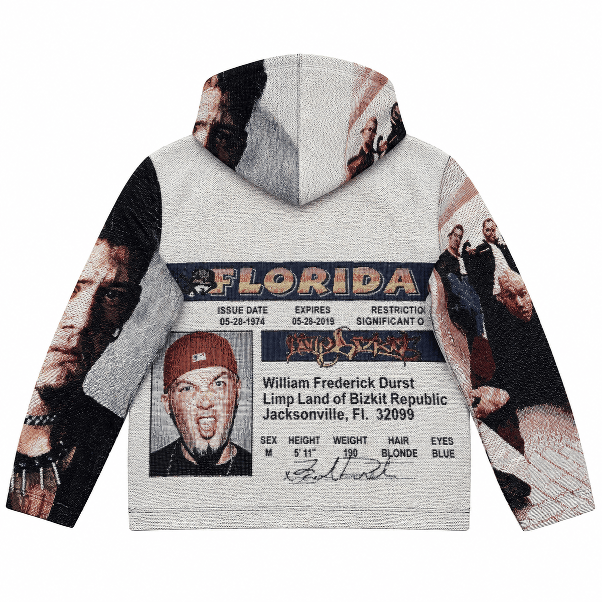 FRED DURST TAPESTRY HOODIE