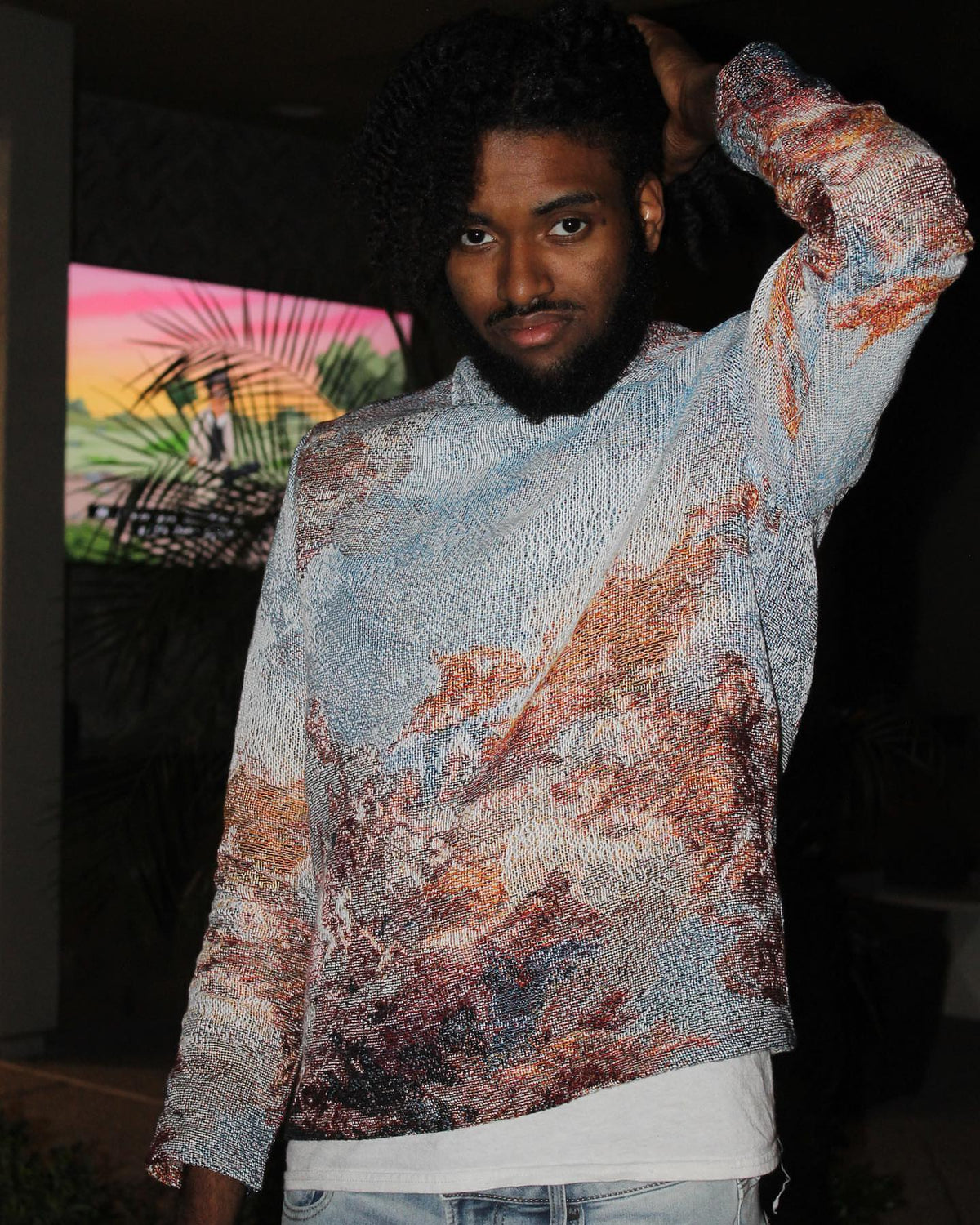 HEAVEN V5 TAPESTRY HOODIE